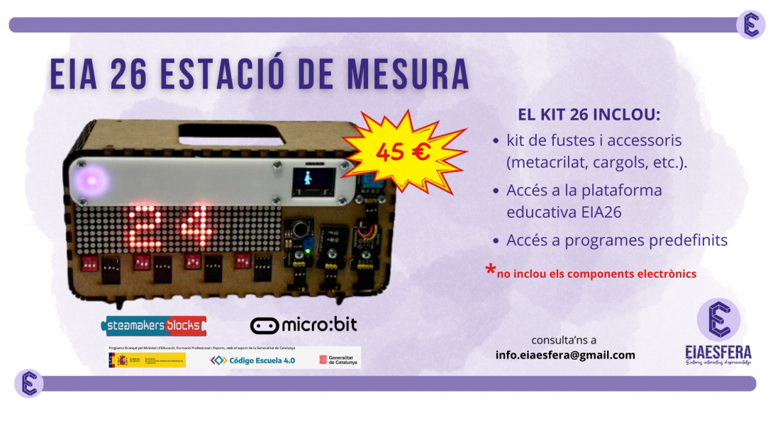 estació de mesura i kit pràctiques EIAESFERA
